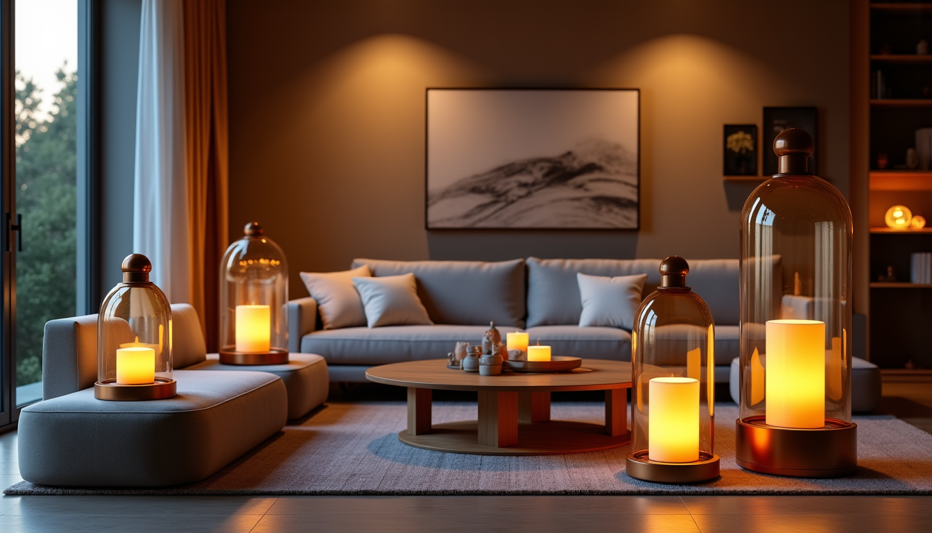 idées lumineuses : 10 façons de sublimer votre intérieur avec des lanternes — nsez à des modèles avec des parois en