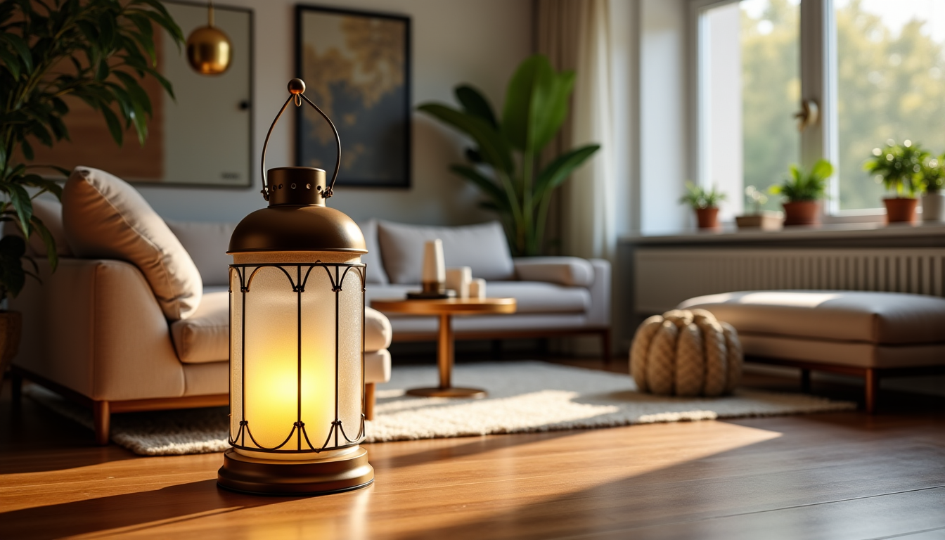 choisir la lanterne parfaite pour illuminer votre salon — imaginez votre salon : un vaste espace de