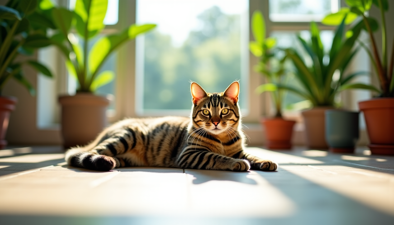 Adapter l'alimentation et les routines du chat en période de canicule