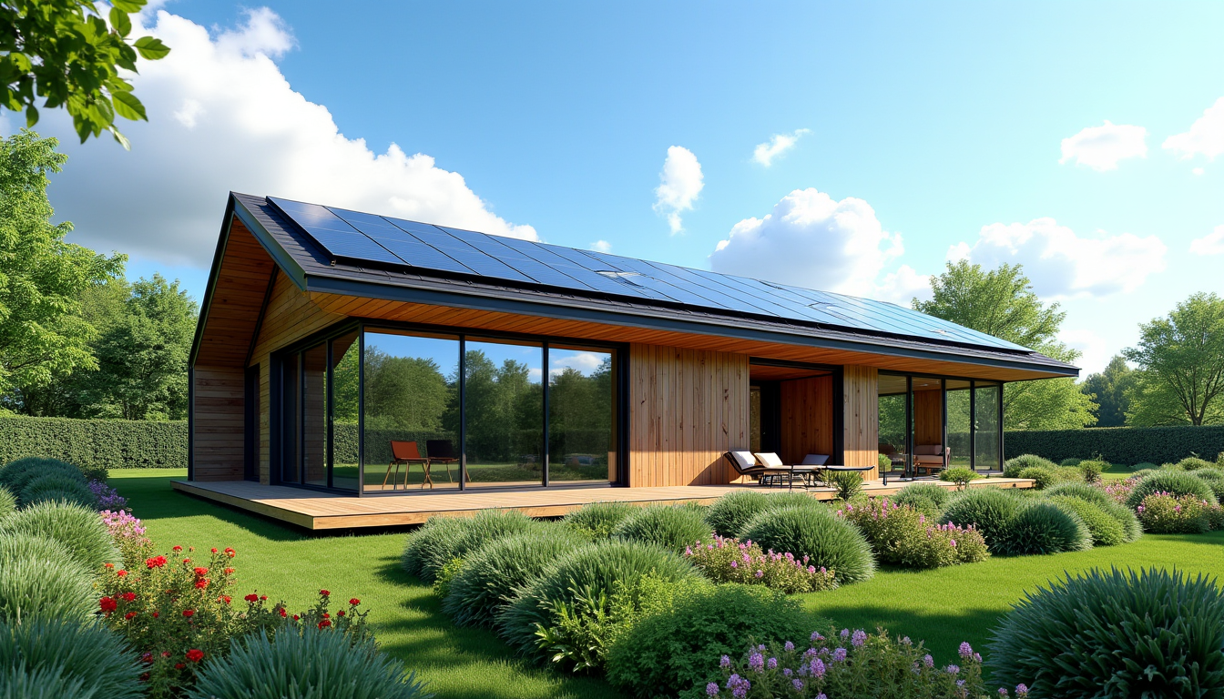 Illustration : esi complétant un système thermodynamique, peut offrir une — créer une maison écologique et économe en énergie