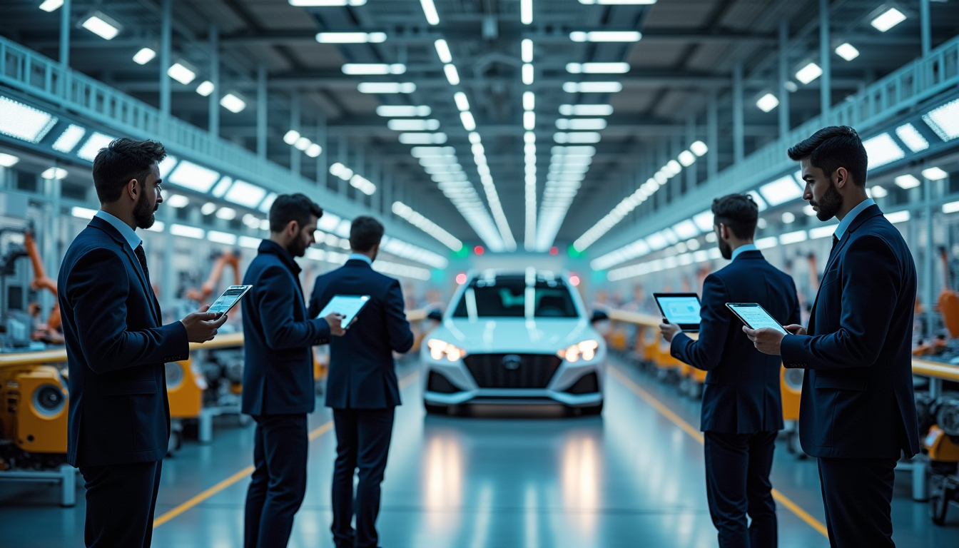 Illustration : la transformation numérique de l'industrie automobile ne se — l'impact inattendu de la technologie sur l'industrie automobile