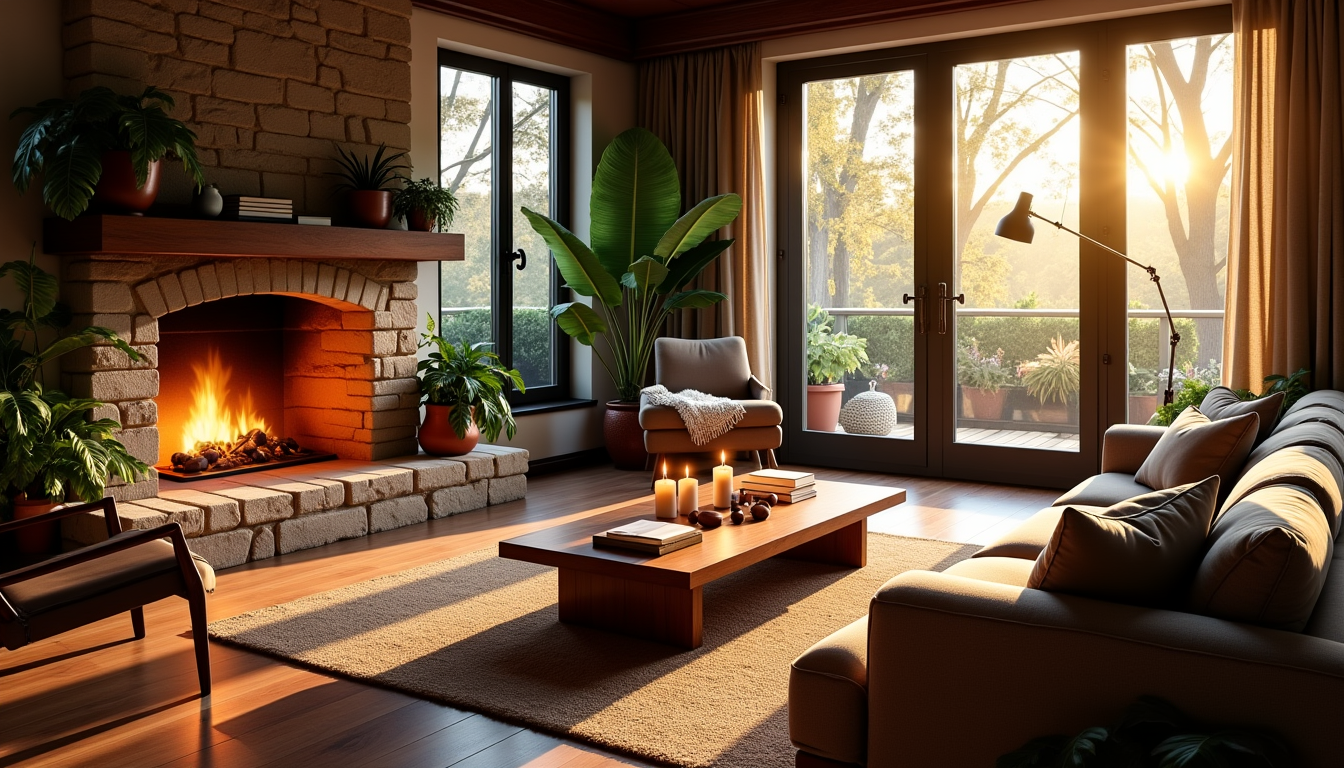 secrets bien gardés pour une maison confortable et chaleureuse — aractère. l'objectif est de créer un équilibre harmonieux