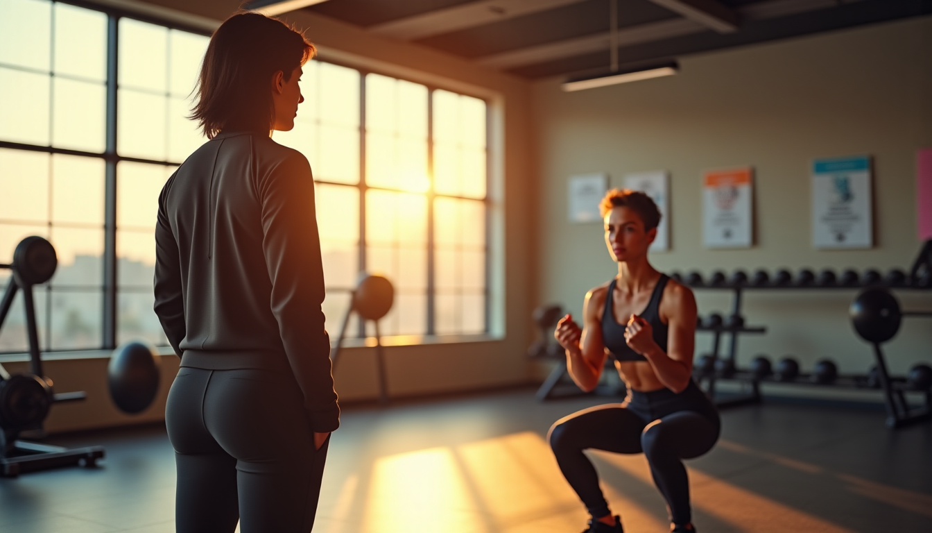 secrets pour une vie saine et équilibrée au quotidien — un coach sportif ou un professionnel de la