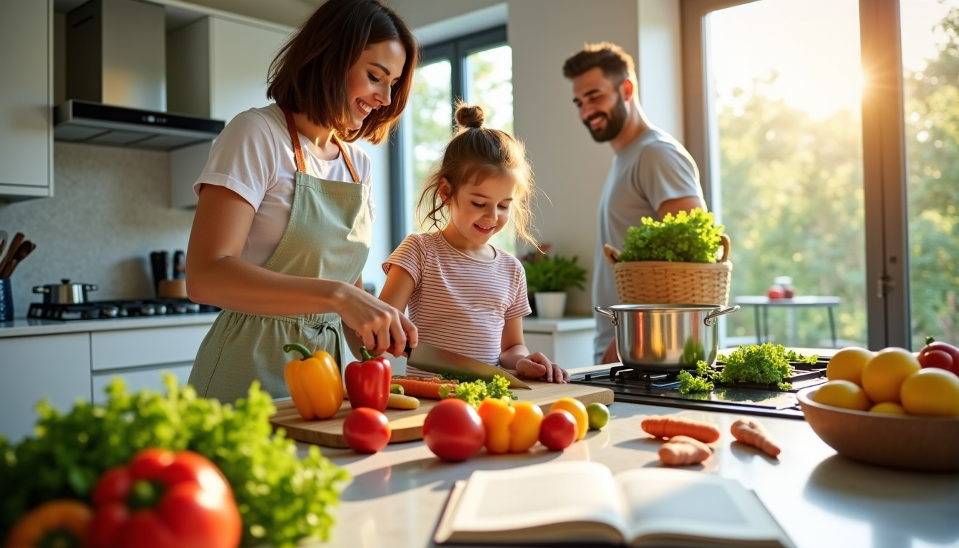 comprendre les secrets d'une bonne santé au quotidien — des. cuisiner à la maison le plus souvent
