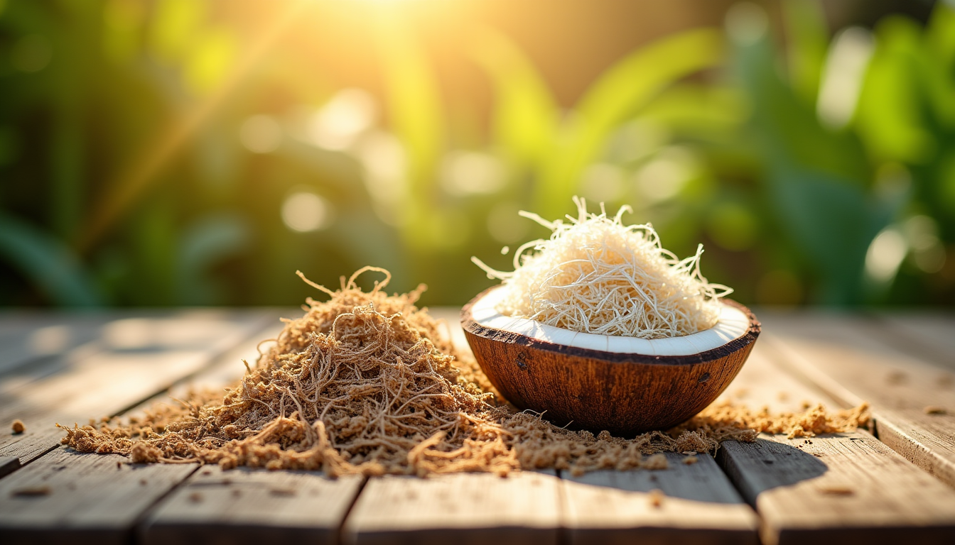 fibre de coco vs jute : le guide complet pour faire le bon choix — ces deux fibres sont entièrement biodégradables, ce qui
