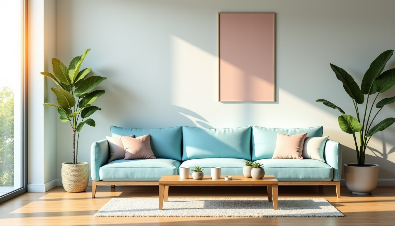 l'harmonie des couleurs pour un intérieur apaisant — ces couleurs peuvent être utilisées seules pour une