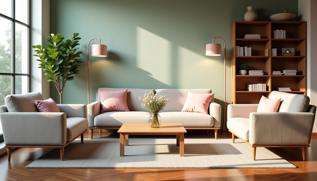 Illustration : ucial ; des lumières tamisées et chaudes compléteront — l'harmonie des couleurs pour un intérieur apaisant