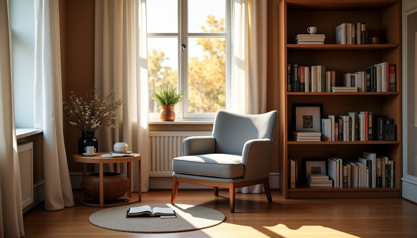 Illustration : si vous êtes un lecteur assidu, votre espace — créer un espace de détente dans votre maison