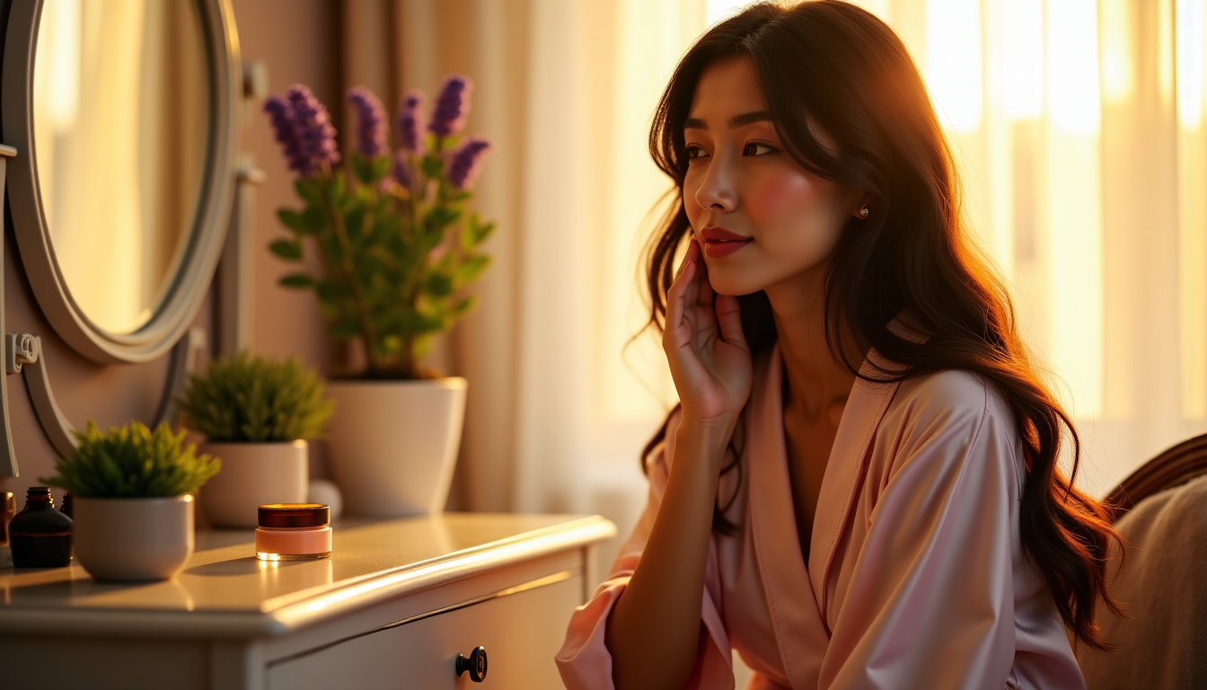 secrets pour une peau éclatante et naturelle sans artifice — blir une routine de coucher relaxante peut améliorer