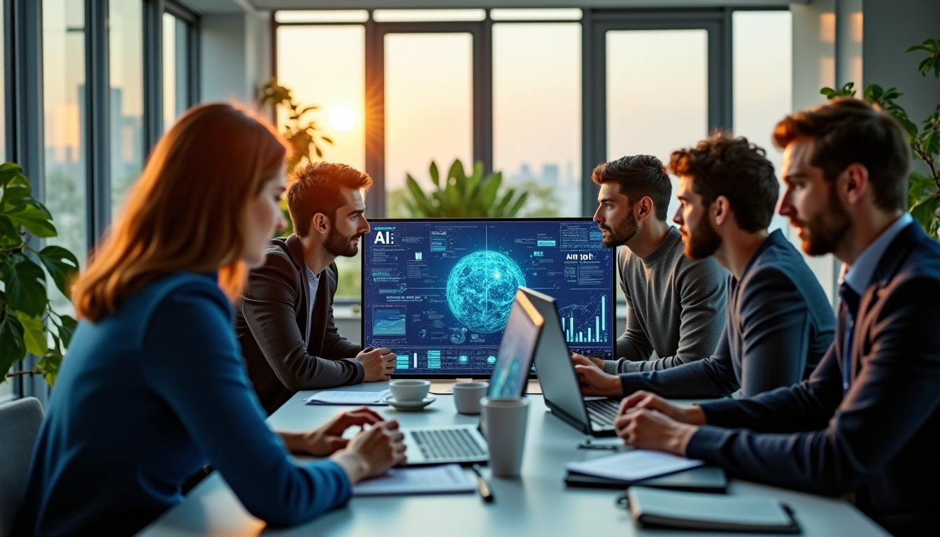 Illustration : la mise en place de l'ia pour valoriser — valoriser les données de votre entreprise à l'ère de l'automatisation ia ?