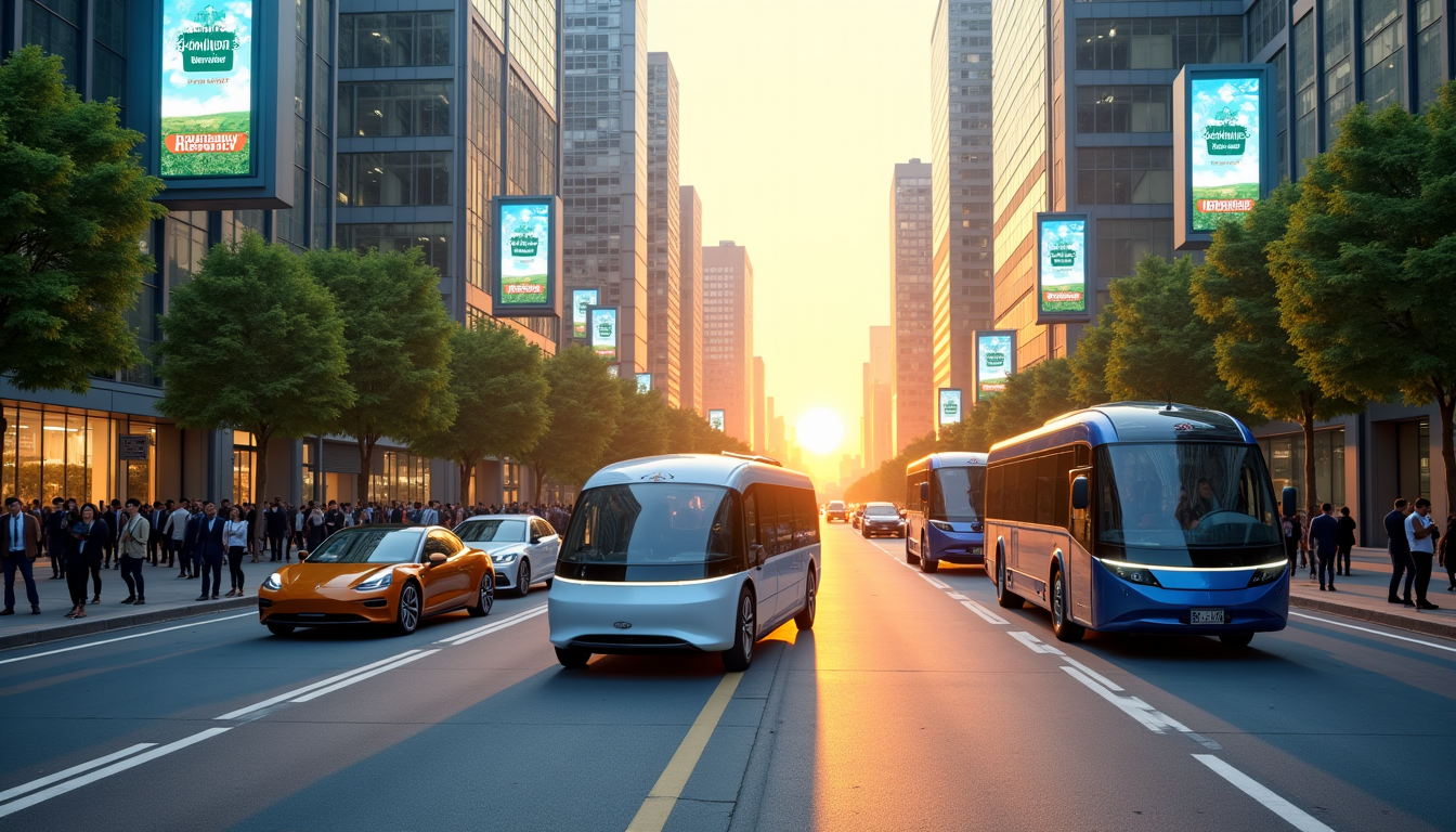 Illustration : l'essor des véhicules électriques ne se limite pas — nouveaux horizons : l'impact des innovations sur l'automobile