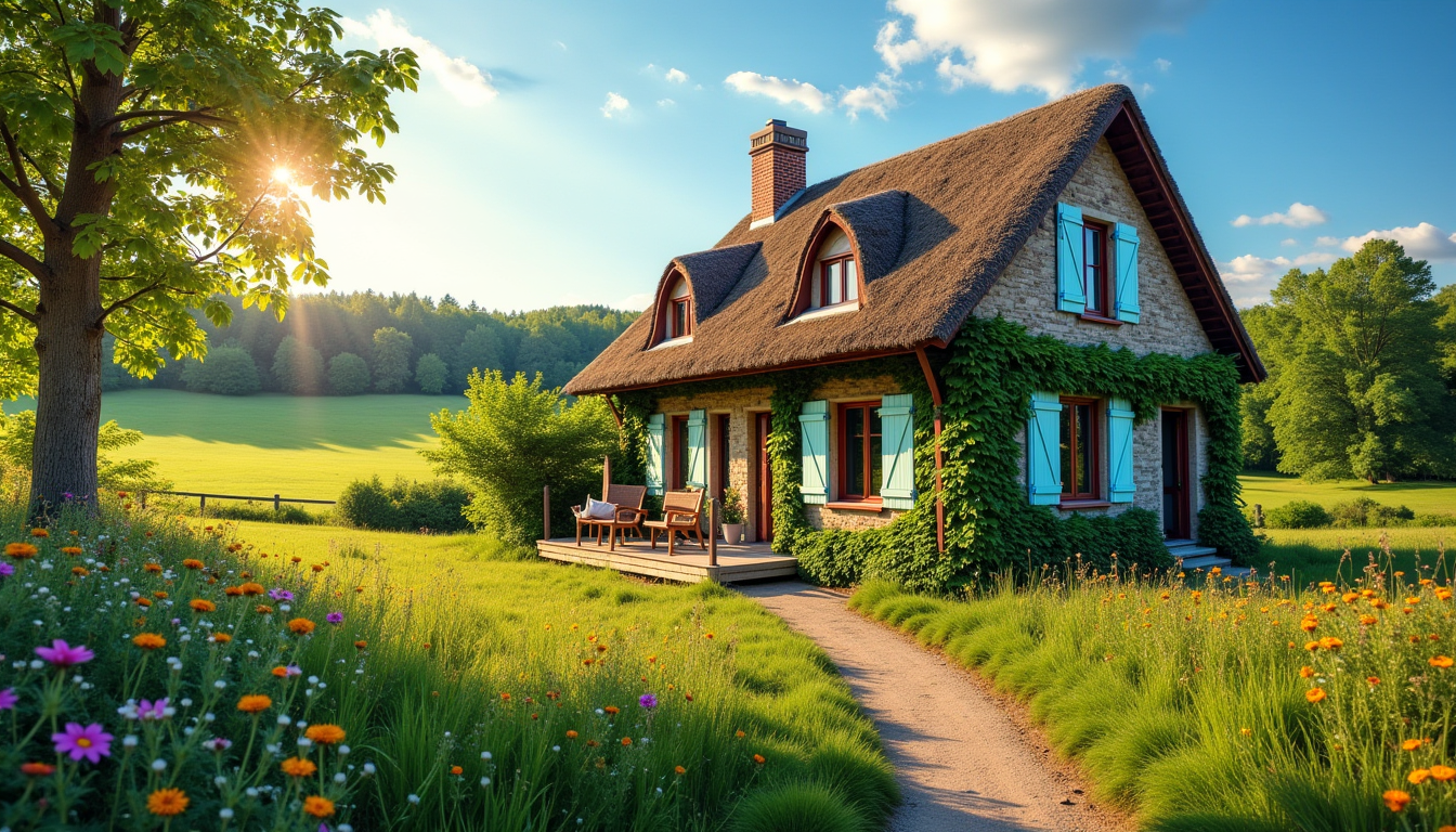 vie à la campagne : les secrets d'une maison paisible — quiétude, nature, espace commodités, activités culturelles