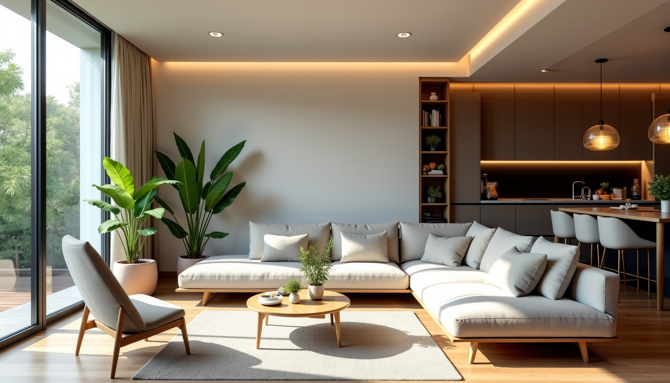 Illustration : ces astuces permettent de créer une fluidité visuelle — idées astucieuses pour transformer votre espace intérieur