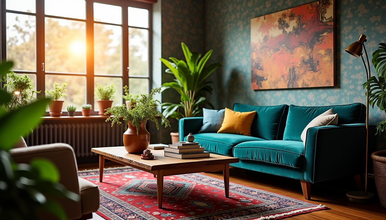 Illustration : "l'intérieur d'une maison n'est pas seulement un espace, — inspirez votre intérieur avec des idées déco originales