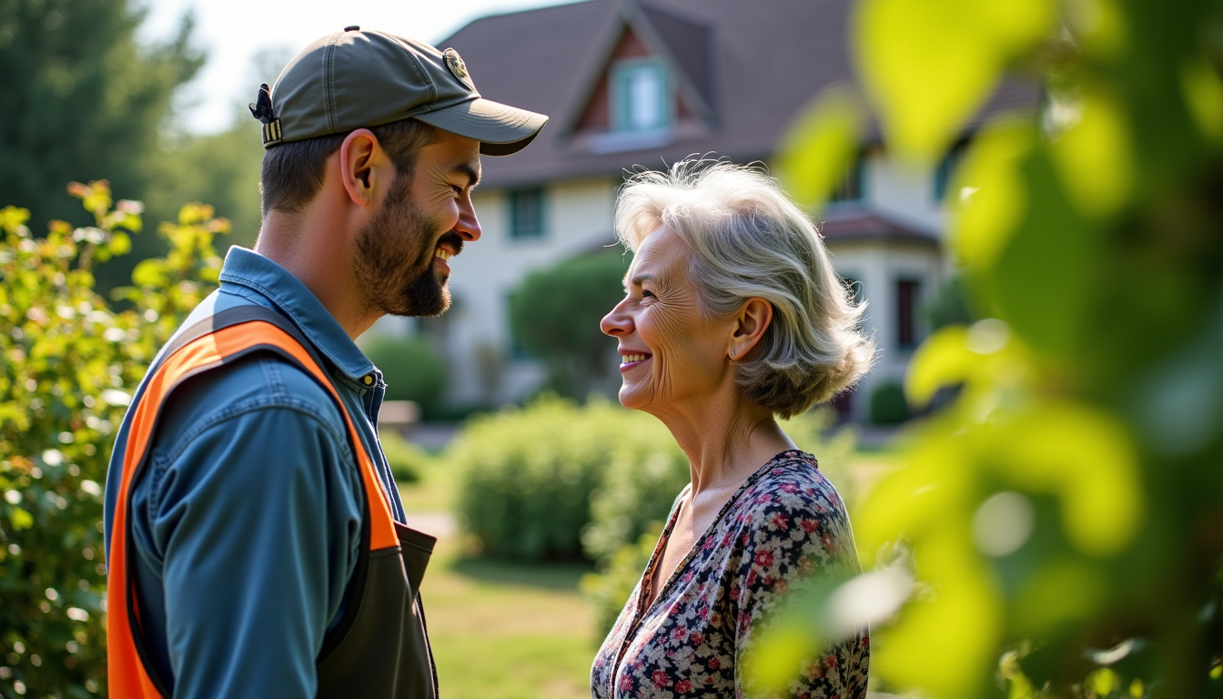 Illustration : une bonne communication est fondamentale. le paysagiste doit — trouver un paysagiste de confiance à rambouillet pour transformer votre jardin