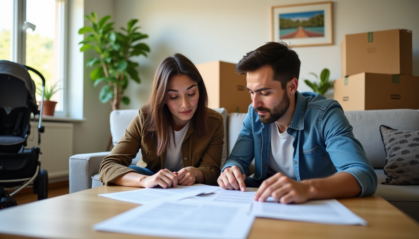 Illustration : vos besoins évoluent avec le temps. un déménagement, — optimisez vos finances grâce à une assurance adaptée