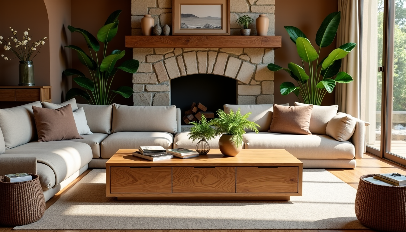 Illustration : l'intégration de la nature peut également passer par — idées créatives pour sublimer votre intérieur avec style