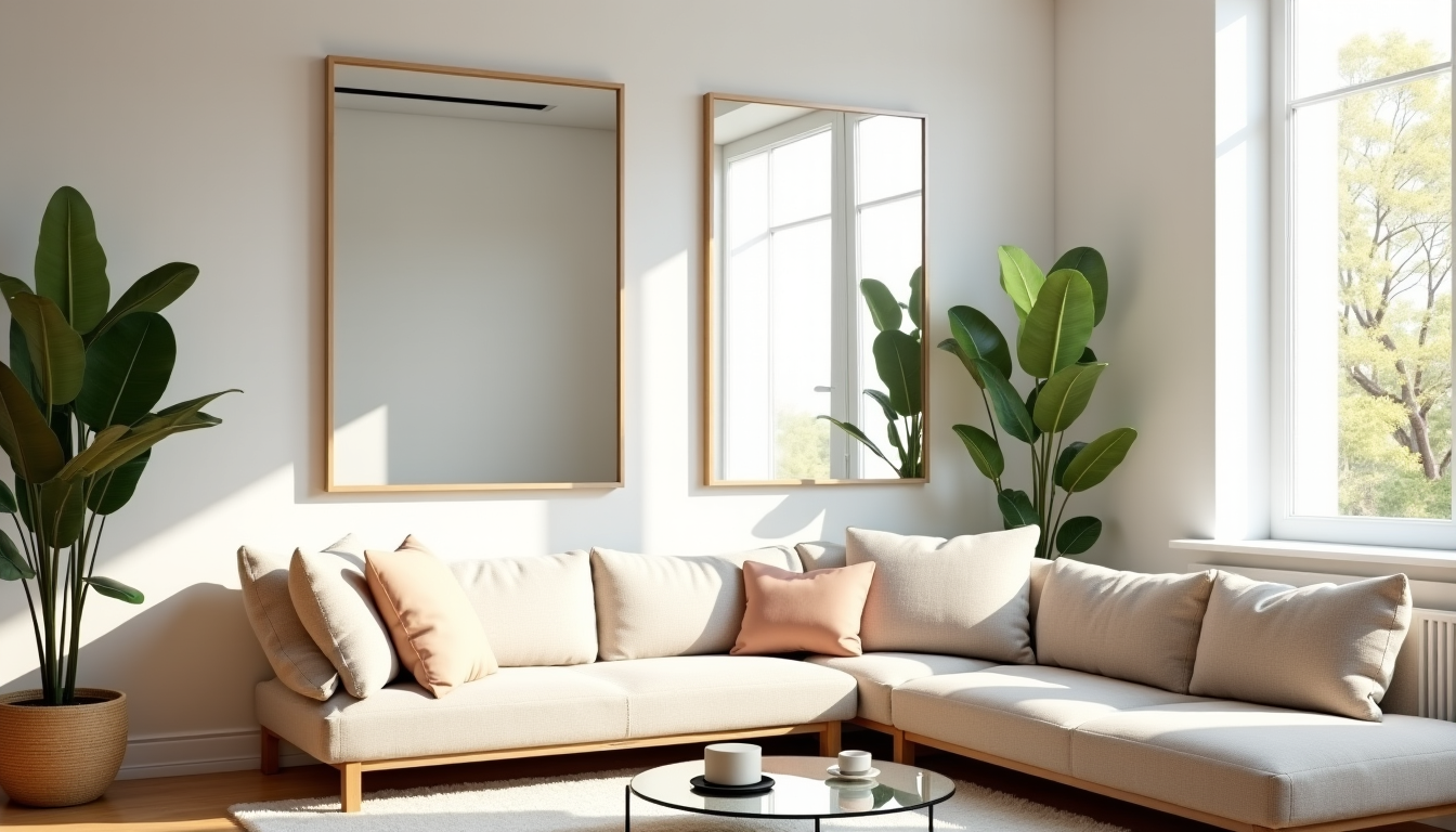 Illustration : osant. intégrez des miroirs : ils agrandissent visuellement — améliorez votre espace avec 7 astuces travaux maison