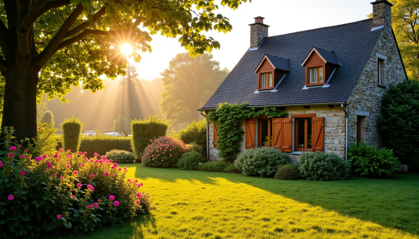 vivre au cœur du morbihan : profiter d'une maison avec jardin — e et l'espace. la proximité de la forêt