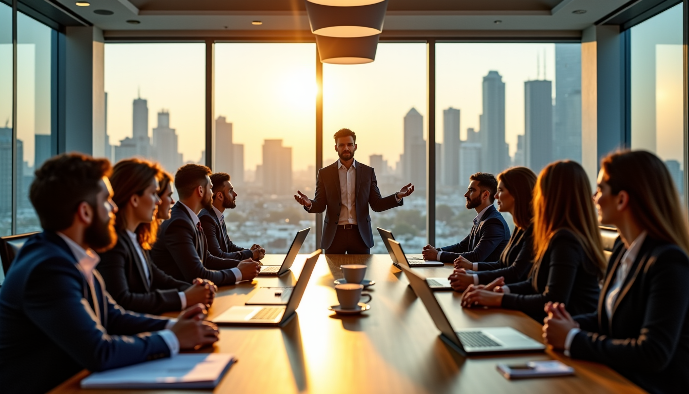 Illustration : présenter un business plan solide, démontrant le potentiel — optimisez vos projets avec des solutions rd personnalisées