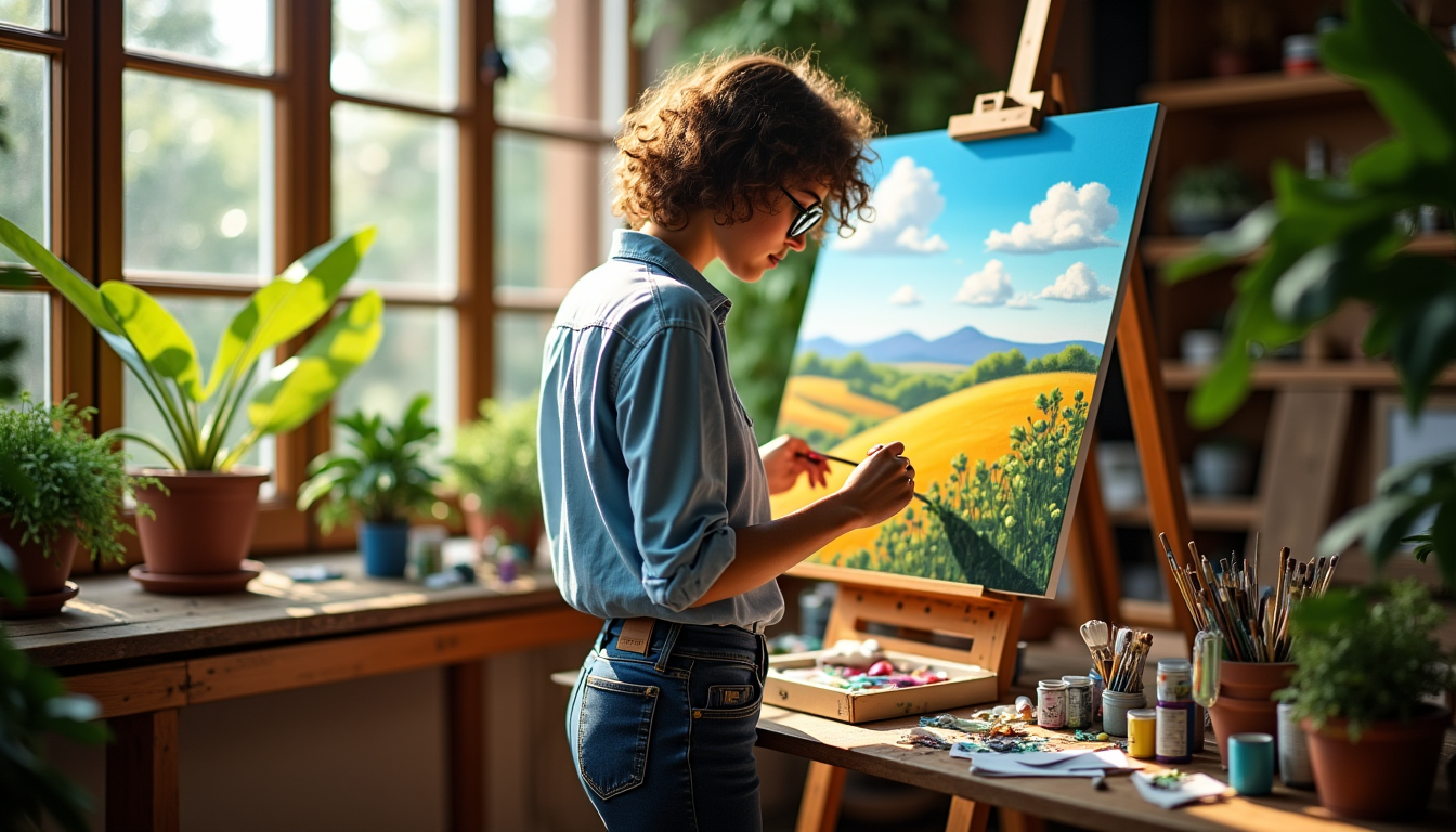 Illustration : « la créativité est l'intelligence qui s'amuse. » — évadez-vous avec des loisirs créatifs et stimulants