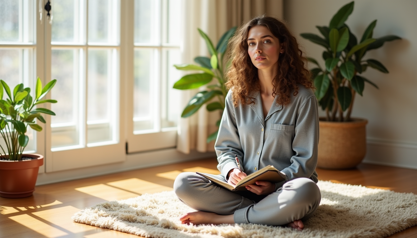 Illustration : enfin, la gratitude est une pratique simple mais — cultivez la sérénité dans votre vie quotidienne