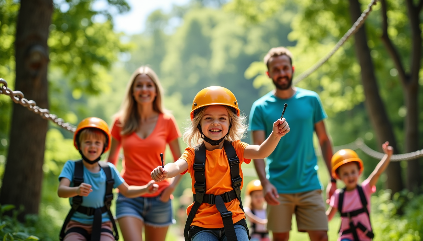parc aventure en famille : nos idées de sorties nature à tester cet été — e d'une équipe de moniteurs qualifiés et disponibles