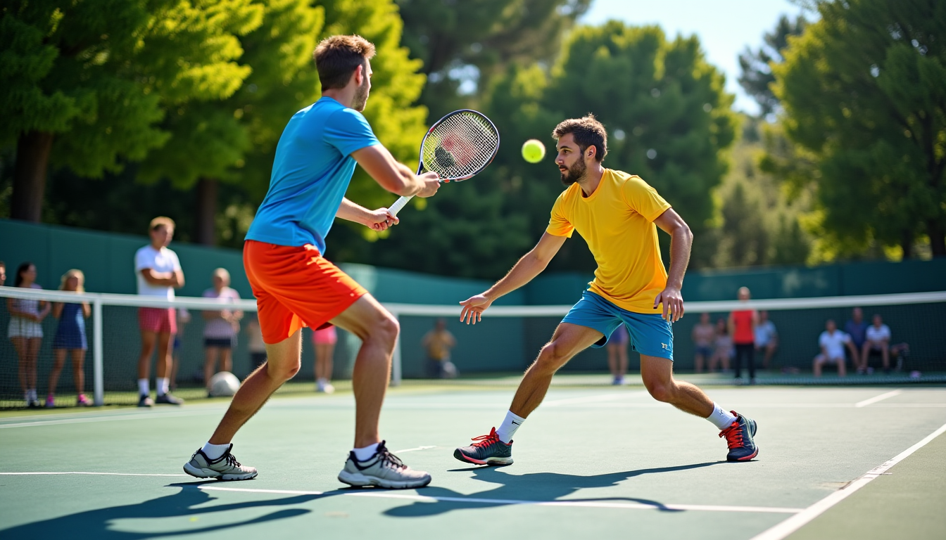 Illustration : ces fonctionnalités s'adressent particulièrement aux compétiteurs ou à — padel blaze : l’application indispensable pour suivre vos statistiques de padel