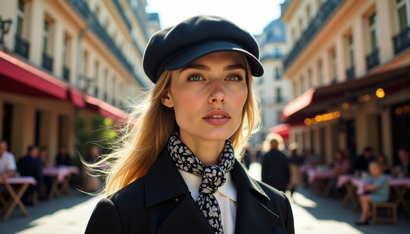 accessoiriser une tenue simple avec une touche française. — la mode française est souvent associée à une
