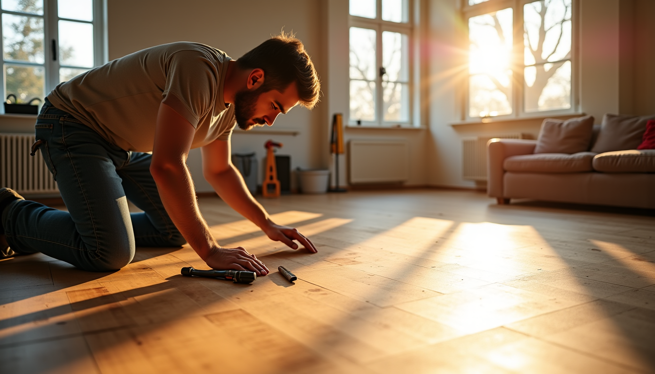 erreurs fréquentes à éviter lors de la pose de parquet — durant cette période, la température de la pièce