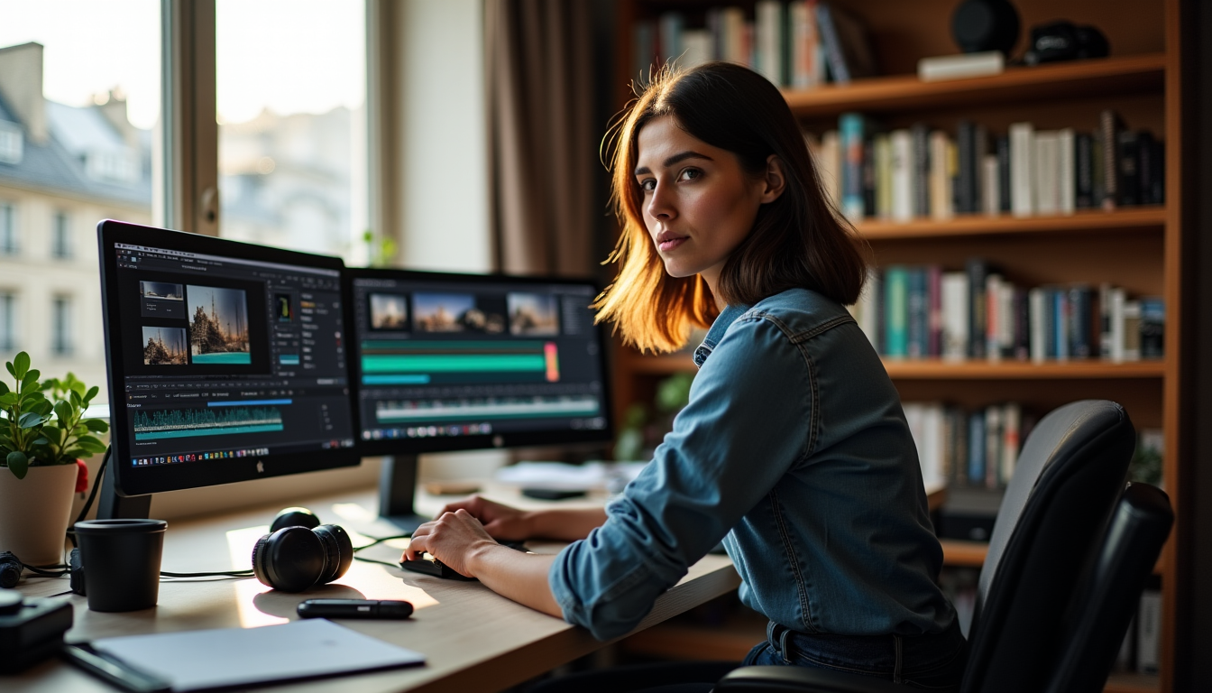 Illustration : comme dans de nombreux métiers créatifs, l'expérience et — monteuse vidéo à paris : donnez vie à vos projets audiovisuels professionnels