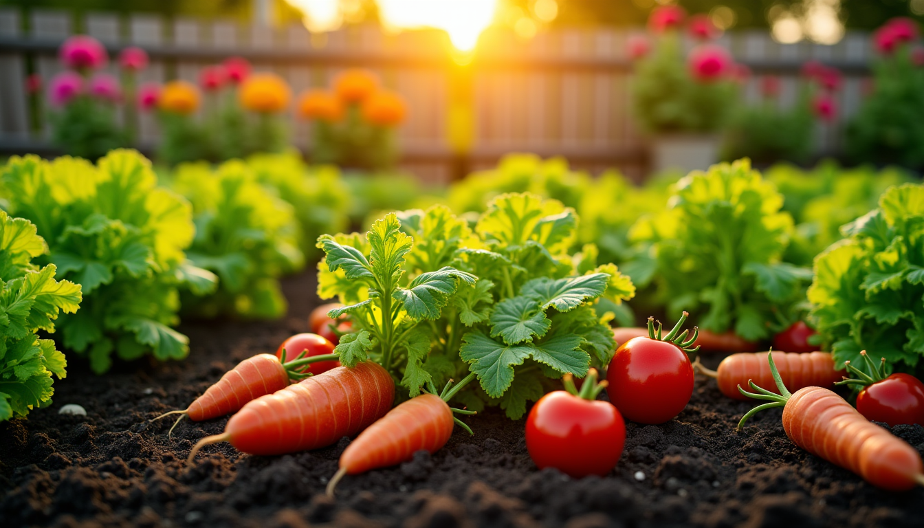 réussir votre premier potager à la maison avec les conseils de la bonne graine — la plupart des légumes préfèrent un sol au