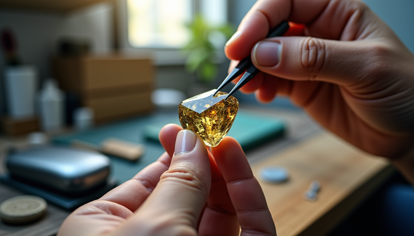 Illustration : une gemme de grande taille avec une couleur, — gemstone buying guide : comment évaluer la valeur et l’authenticité d’une gemme ?