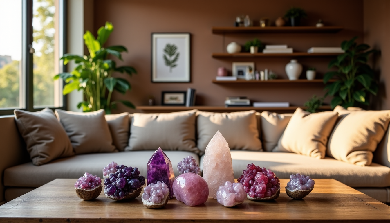 salon, chambre, bureau : où placer des cristaux pour une décoration harmonieuse ? — chaque pièce de votre habitation possède une fonction