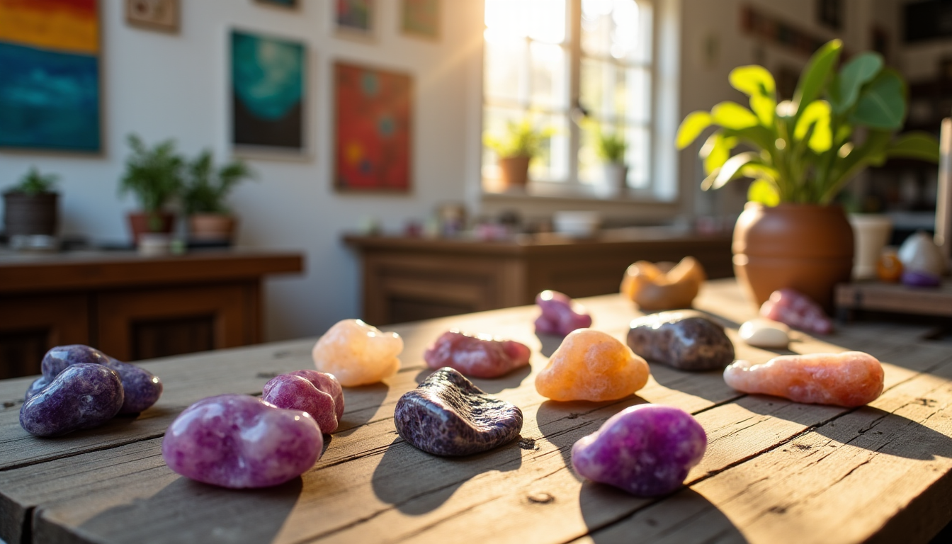 venta de minerales : comment les pierres naturelles inspirent l’art contemporain — et visuelle, stimulant l'imagination et la réflexion sur