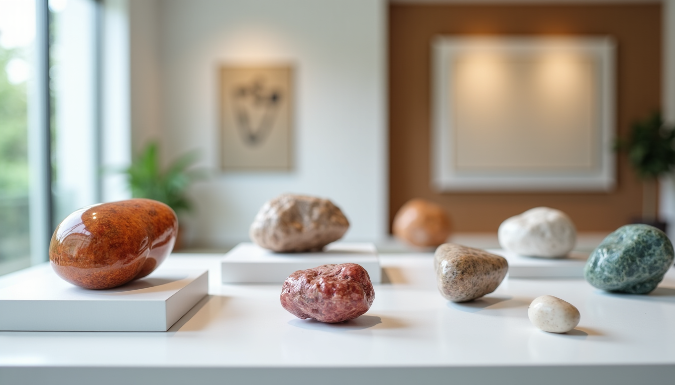 Illustration : e lui donner une nouvelle voix dans le — venta de minerales : comment les pierres naturelles inspirent l’art contemporain