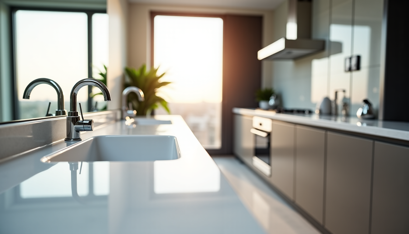 Illustration : plomberie (robinets, chasse d'eau) et l'état des équipements — achat immobilier : que faut-il demander lors de la visite d'un appartement ?