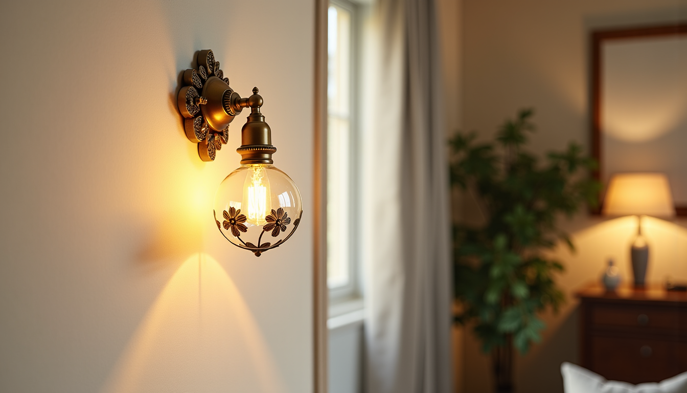 Illustration : pour éviter la surcharge visuelle, jouez sur les — applique fleur vintage : comment l'associer à sa déco sans surcharger