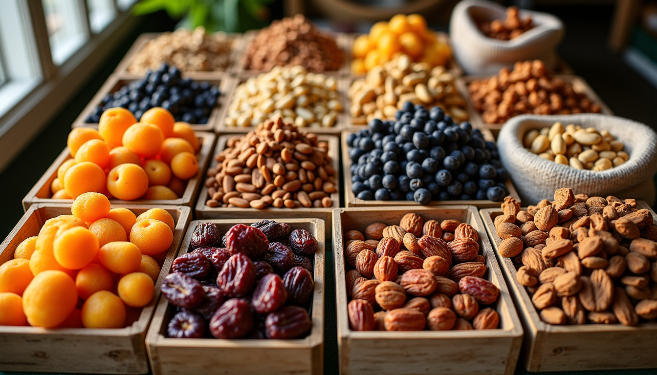fruits secs en vrac : le secret d'un snacking sain et plein d'énergie — le choix des fruits secs en vrac va