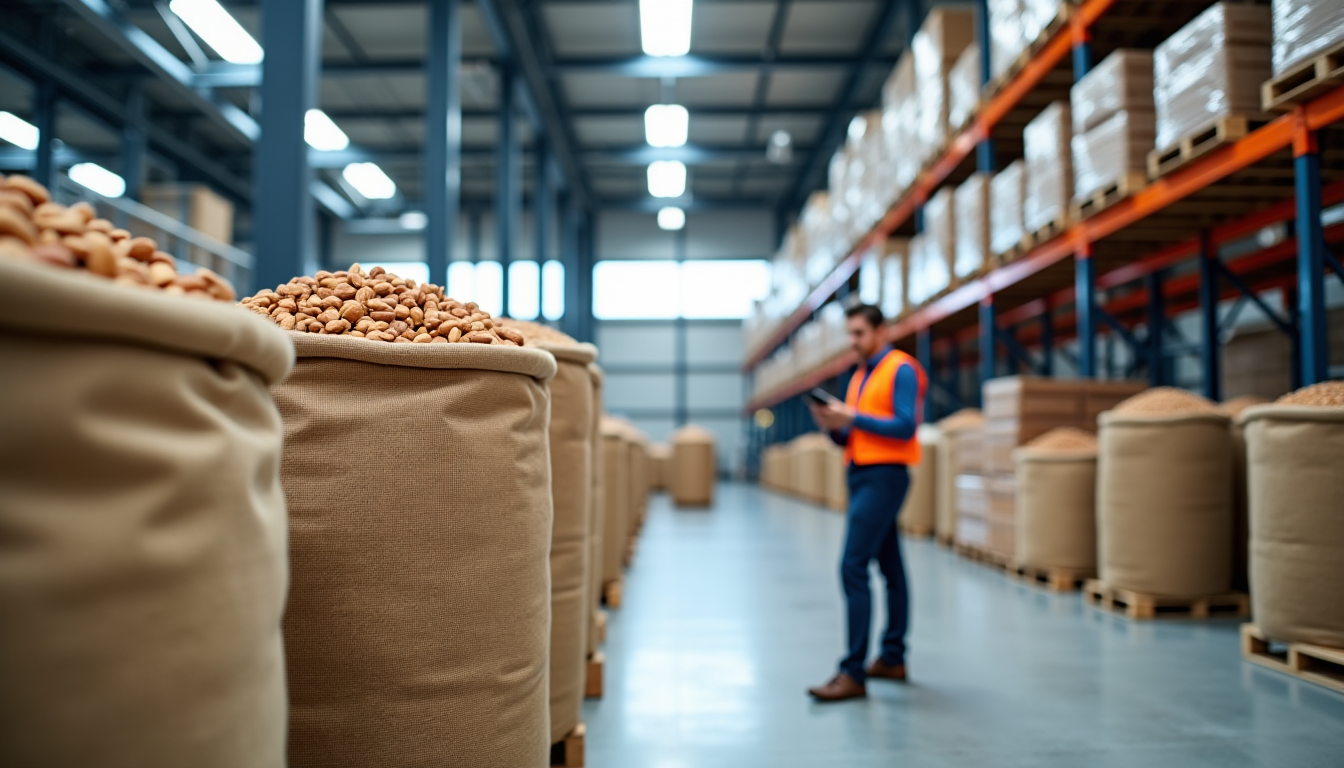 amandes en gros pour les professionnels : la solution color foods pour éviter les ruptures de stock — efficacité logistique, essentielle pour les entreprises dont le