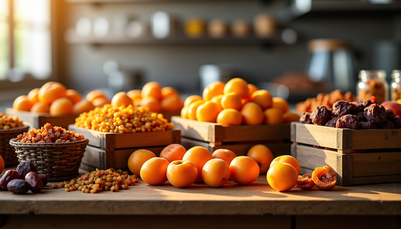 choisir ses fruits secs en vrac pour une cuisine professionnelle de qualité — par exemple, les abricots secs peuvent varier grandement