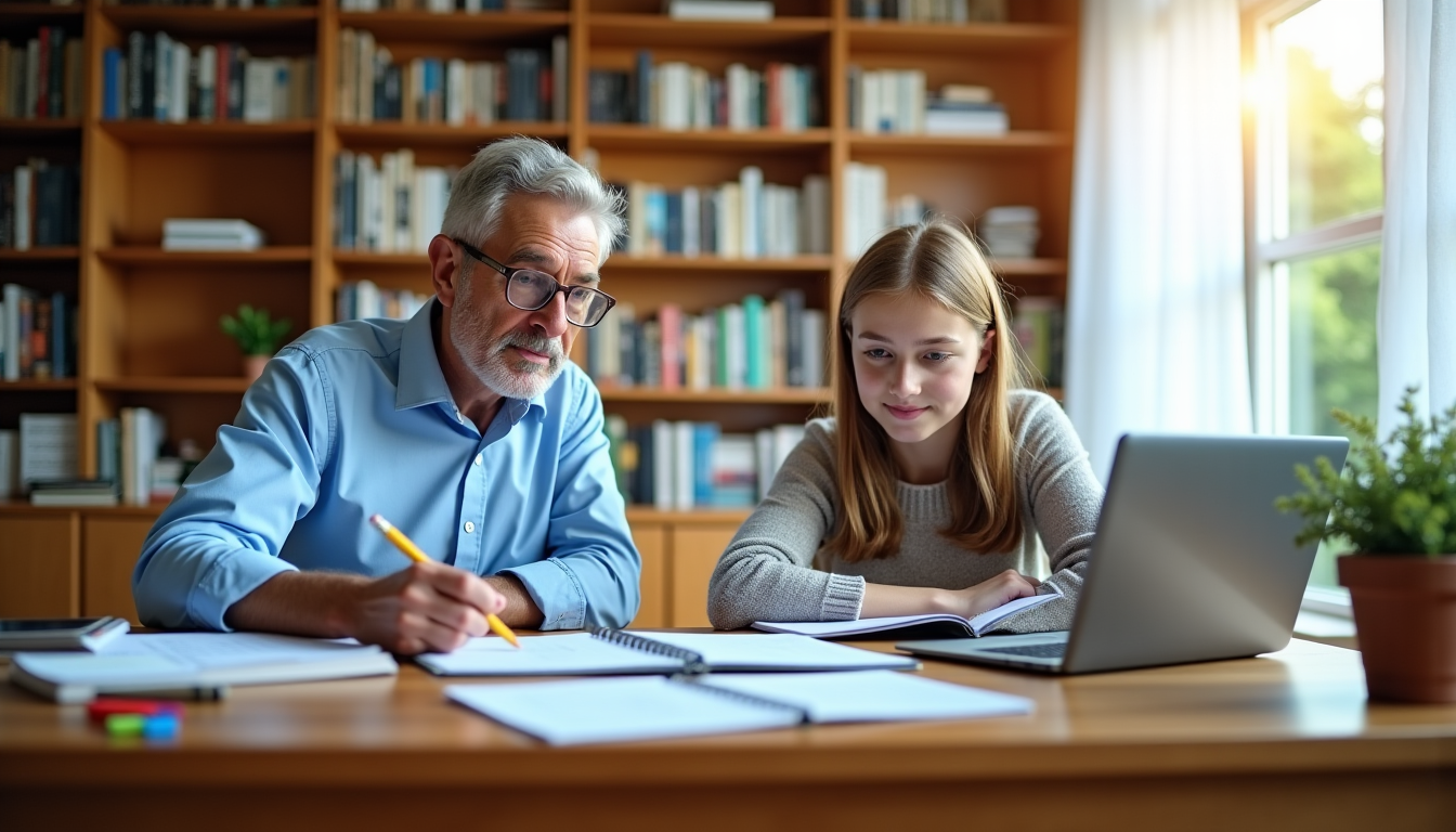 Illustration : le choix du format des cours particuliers a — cours particuliers : 60 ans d'expertise au service de la réussite de votre enfant