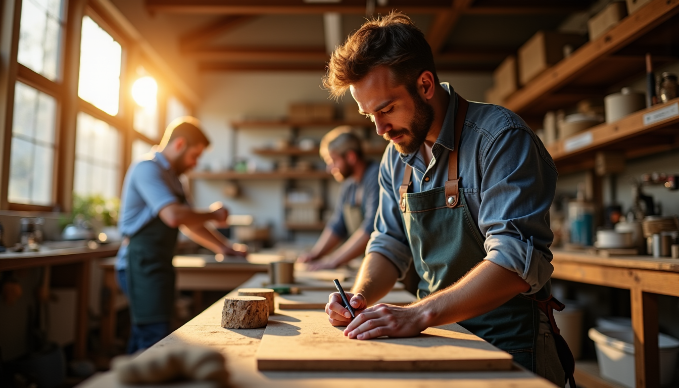 Illustration : incluez des photos de vous, de votre équipe — artisans : 7 éléments essentiels à intégrer sur votre site web pour inspirer confiance