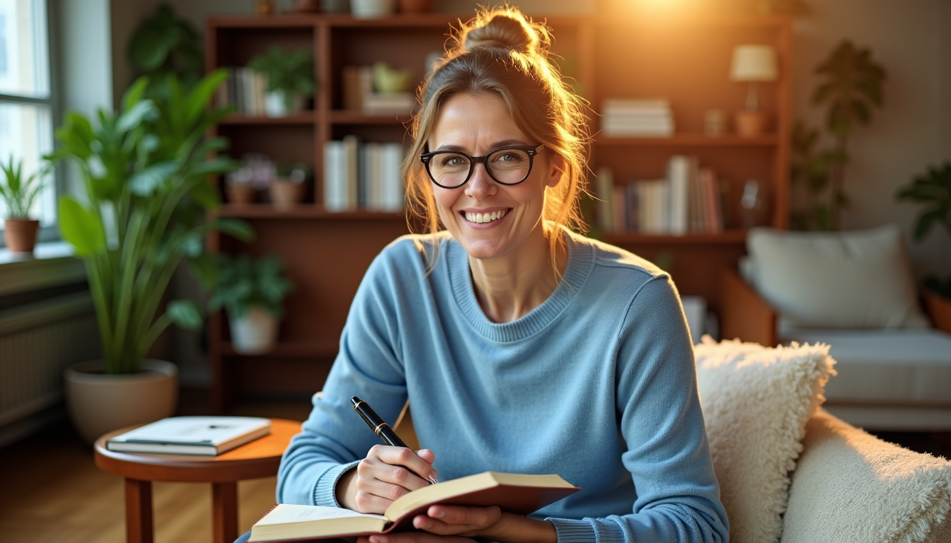 Illustration : ion claire clarification des valeurs, définition d'objectifs personnels — secrets d'une vie plus sereine et épanouie