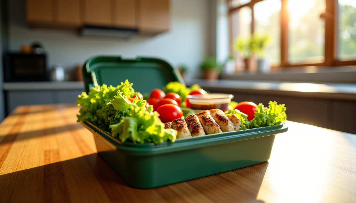 Illustration : même la meilleure des lunch box ne peut — conserver la fraîcheur de vos repas avec notre lunch box ?