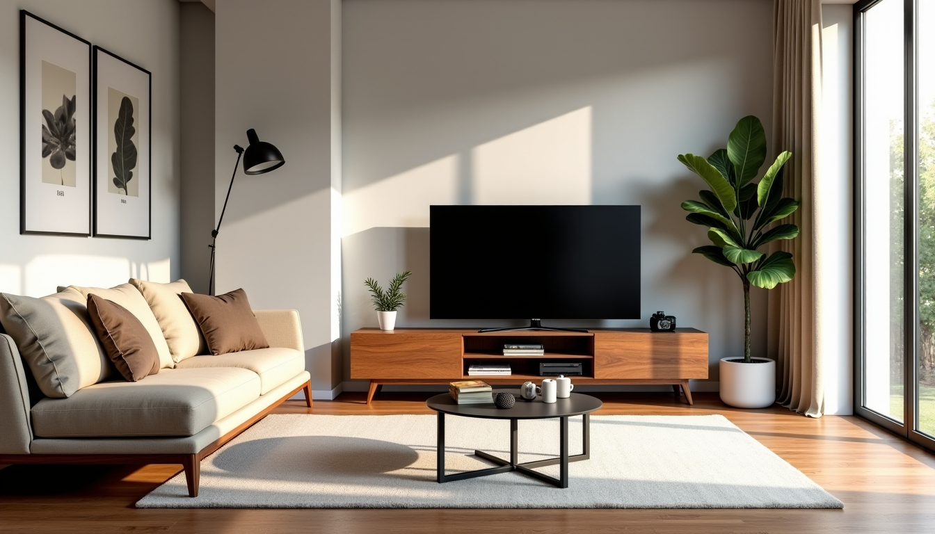 Illustration : n'oubliez pas que le meuble tv doit s'intégrer — choisir le meuble tv idéal pour sublimer la décoration de votre salon
