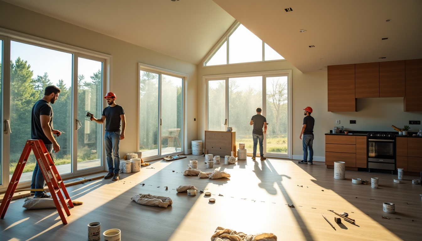 Illustration : même avec la meilleure planification, un projet de — réussir la rénovation de votre maison étape par étape sans stress