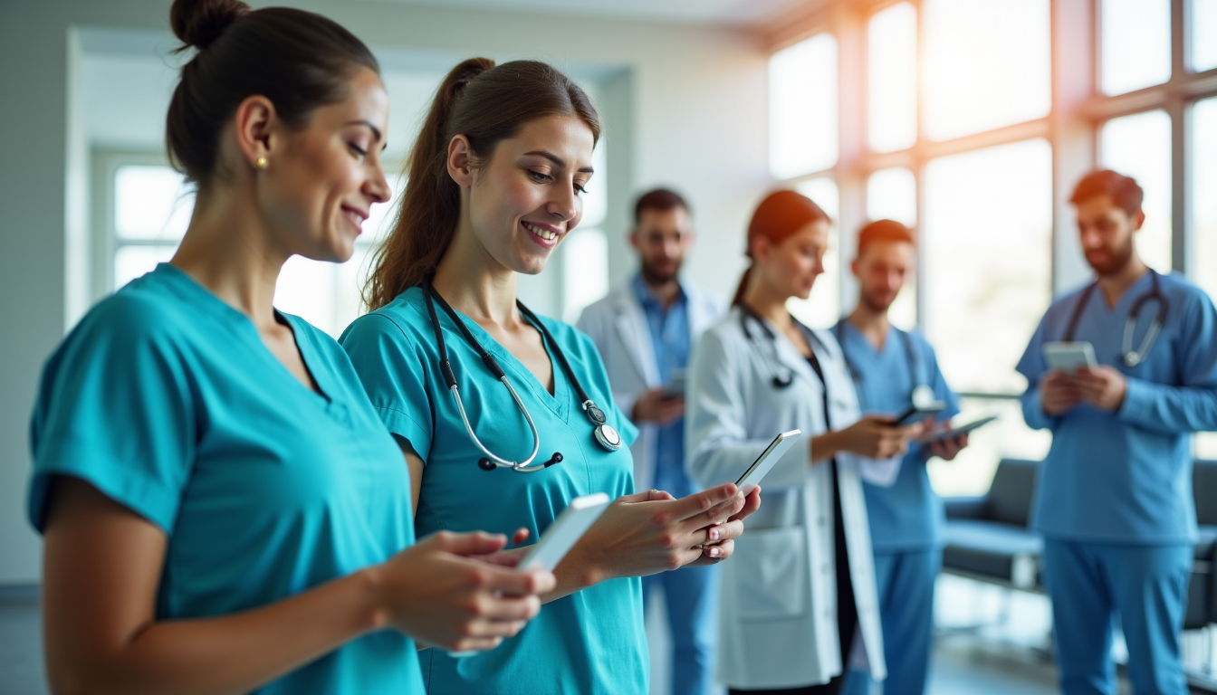 Illustration : en choisissant magpatients, les professionnels de santé optent — choisir magpatients pour moderniser la communication entre soignants et patients ?