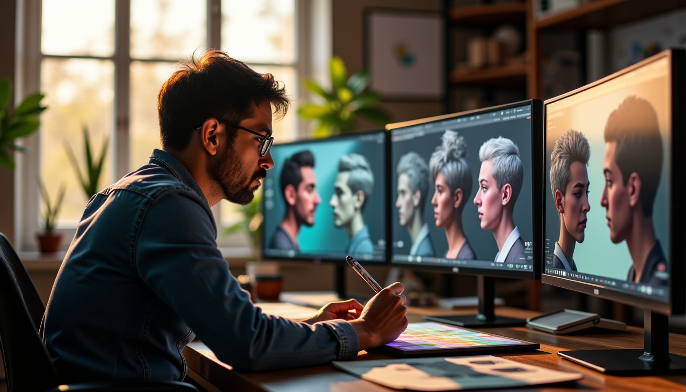 Illustration : "la fidélité d'un personnage 3d ne se mesure — à qui faire appel pour créer un personnage personnalisé 3d fidèle à votre identité ?
