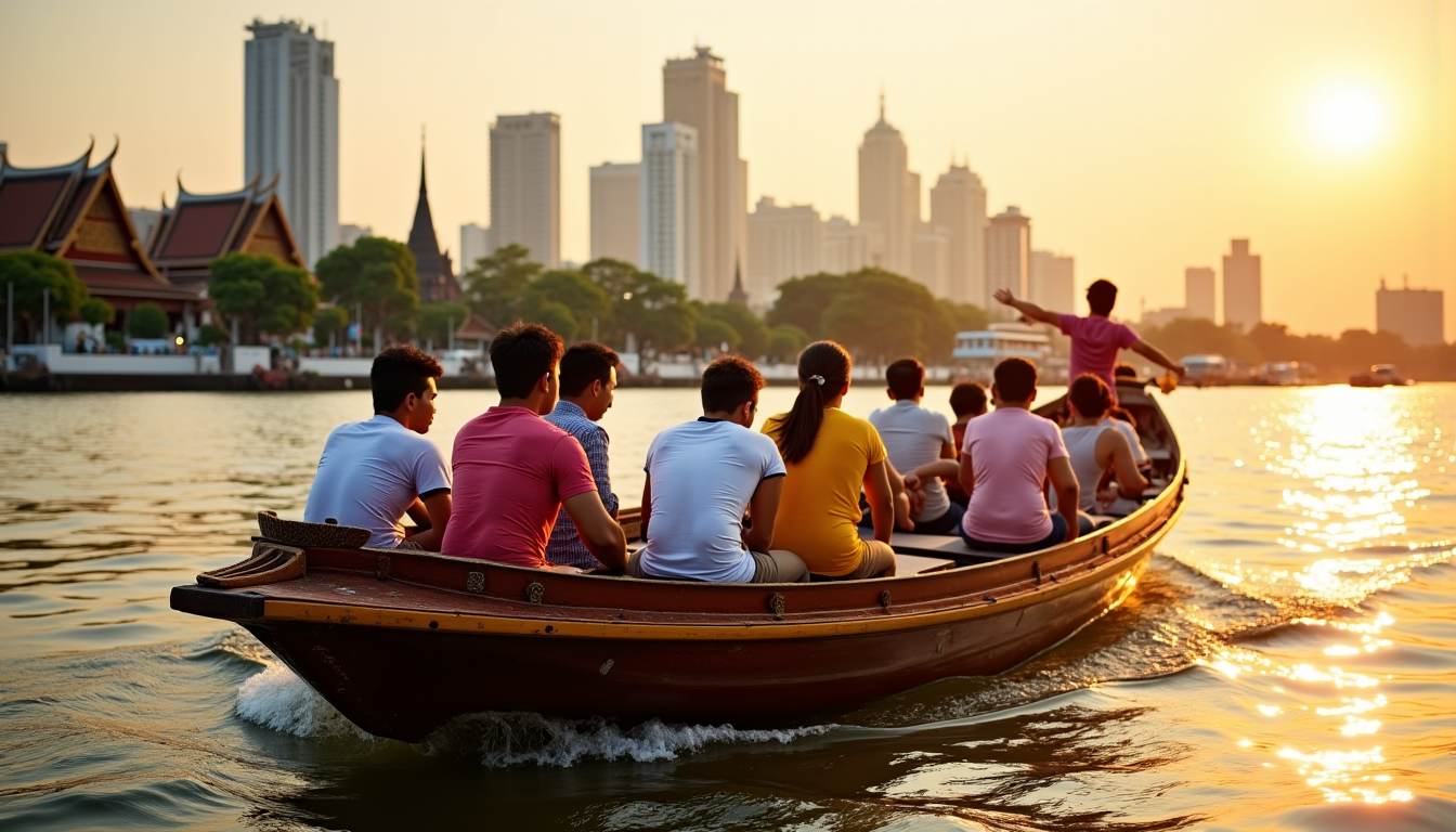 voyager en thaïlande pour la première fois : le guide complet pour réussir son séjour — ur le fleuve chao phraya ou les klongs